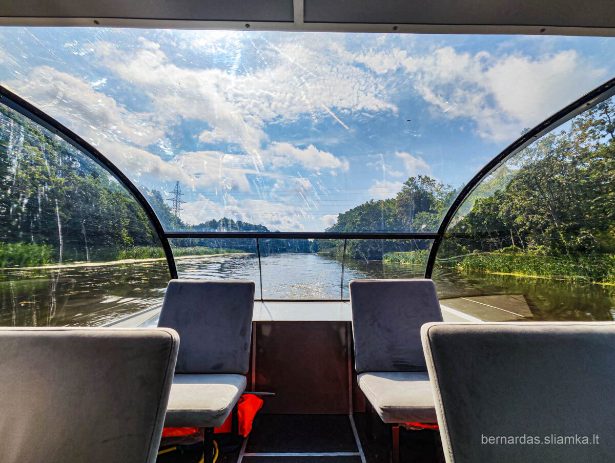 L1 vandens autobuso galas - panoraminis vaizdas į aplinką